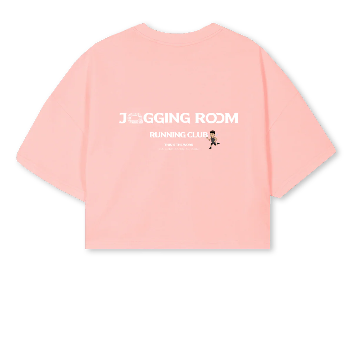 JRNEWCROPP Pink Clay Cropped Oversized Tee. - Image 2