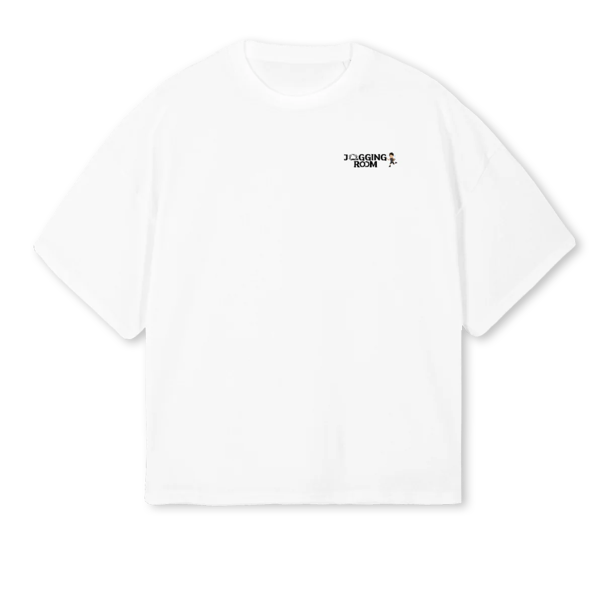 JRNEWWHITE White Oversized Boxy Tee.