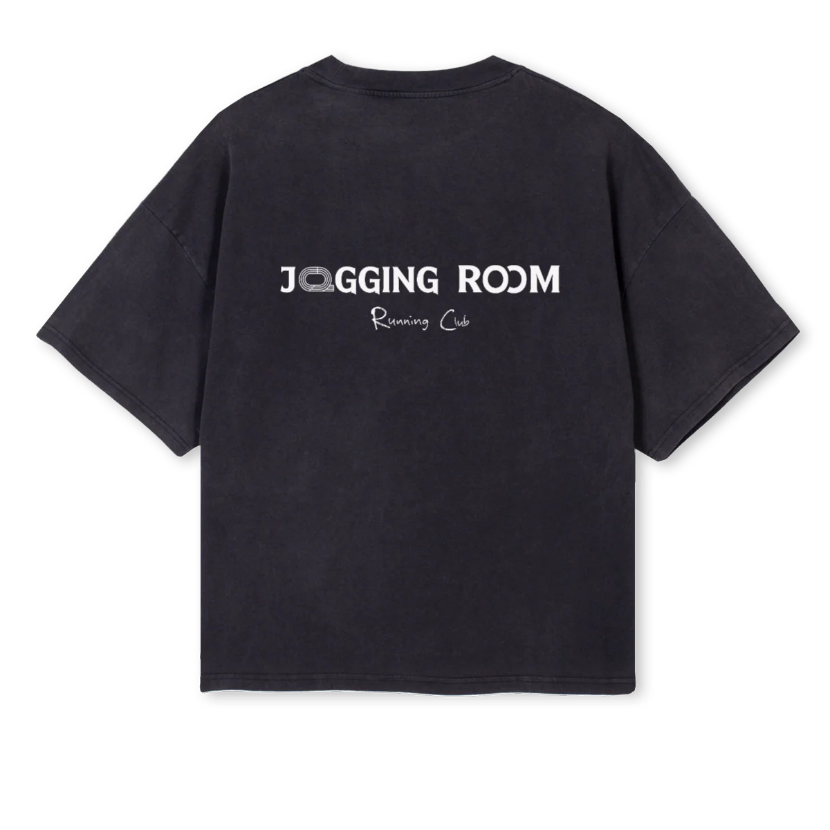 JRRUNCLUB Vintage Black Oversized Boxy Tee. - Image 2