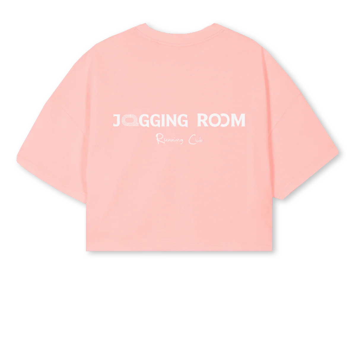 JRRUNCLUBCROPPINK Pink Clay Cropped Oversized Tee. - Image 2