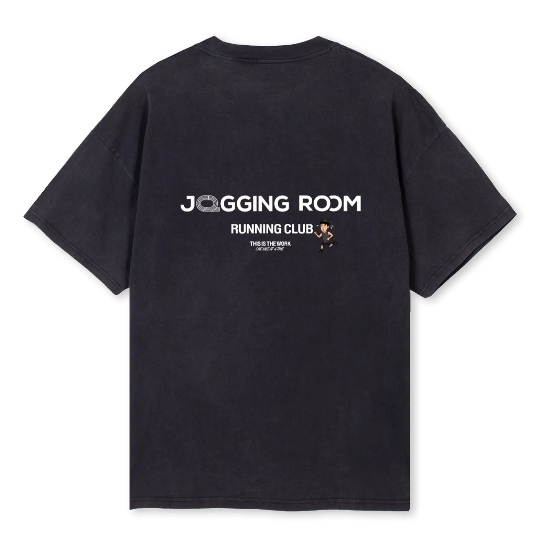 JRSUNDAY Vintage Black Oversized Tee. - Image 2