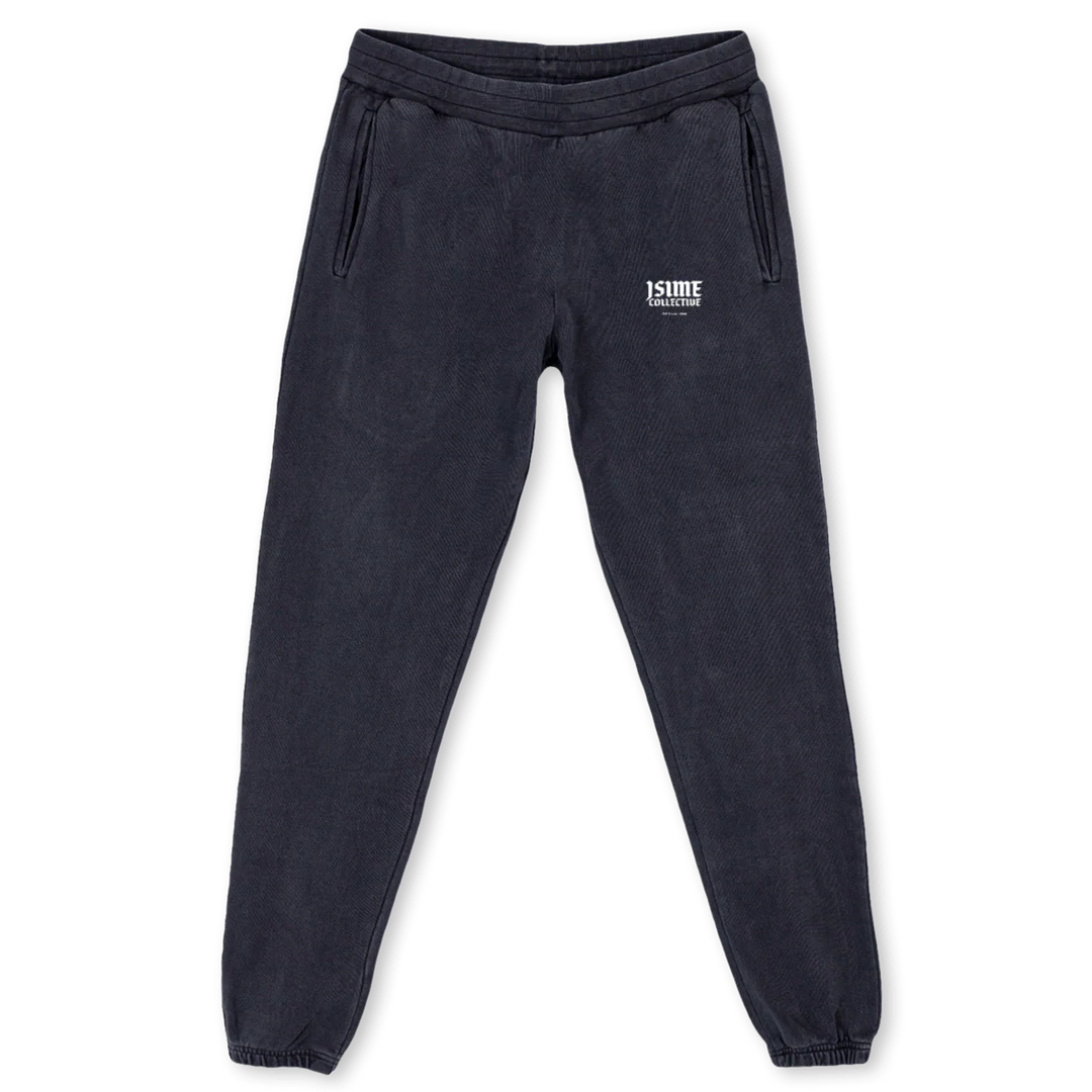 JS JOGGERS Vintage Black Sweatpants.