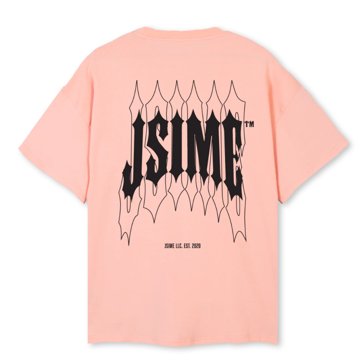 JS POCKET PINK Pink Clay Oversized Tee. - Image 2