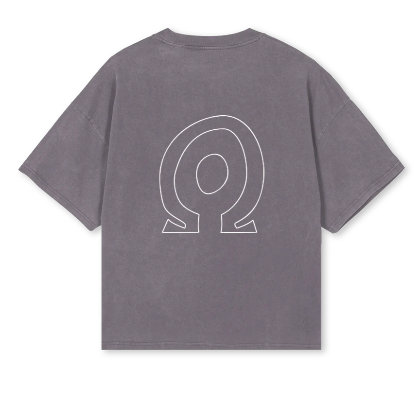 JUDGETEE Pigment Grey Oversized Boxy Tee. - Image 2