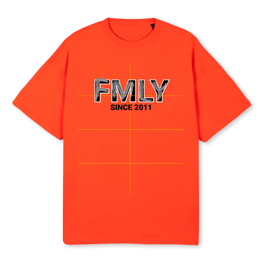 JUICE Hot Orange Oversized Tee.