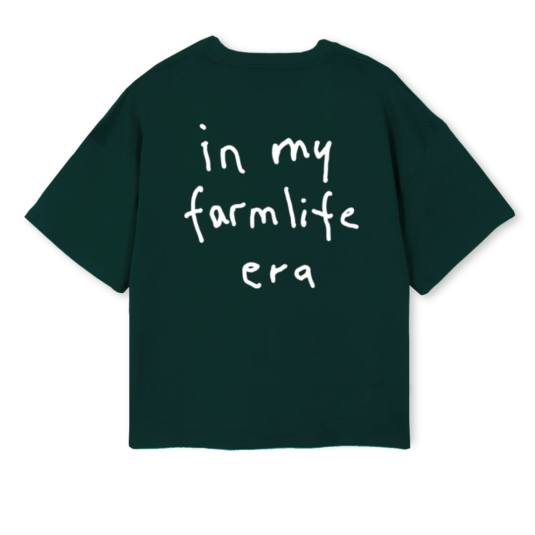 JVBGGFARMLIFETGREENL Wild Green Oversized Boxy Tee. - Image 2