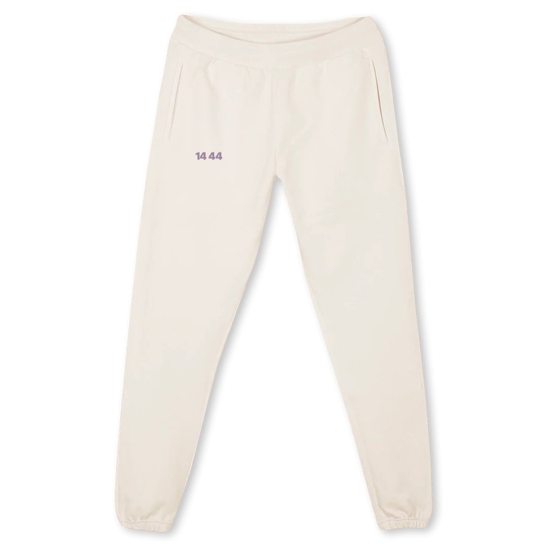 JVWLOGOP Vintage White Sweatpants.