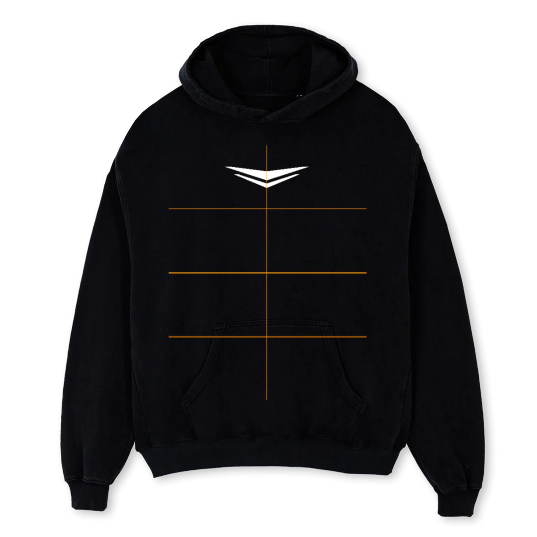 JW Black Oversized Hoodie.