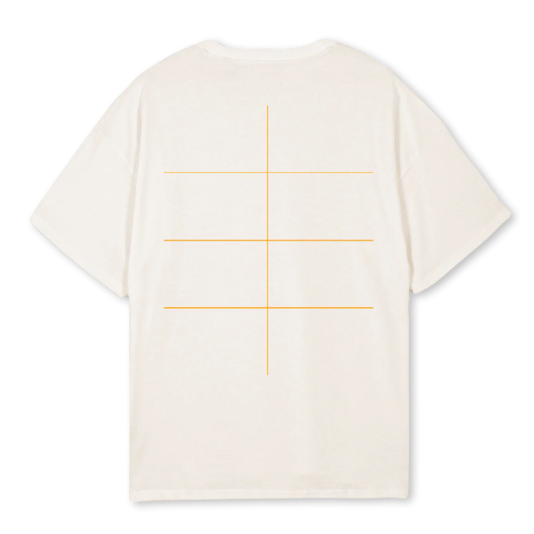 KAIZENTEESHIRT Vintage White Oversized Tee. - Image 2