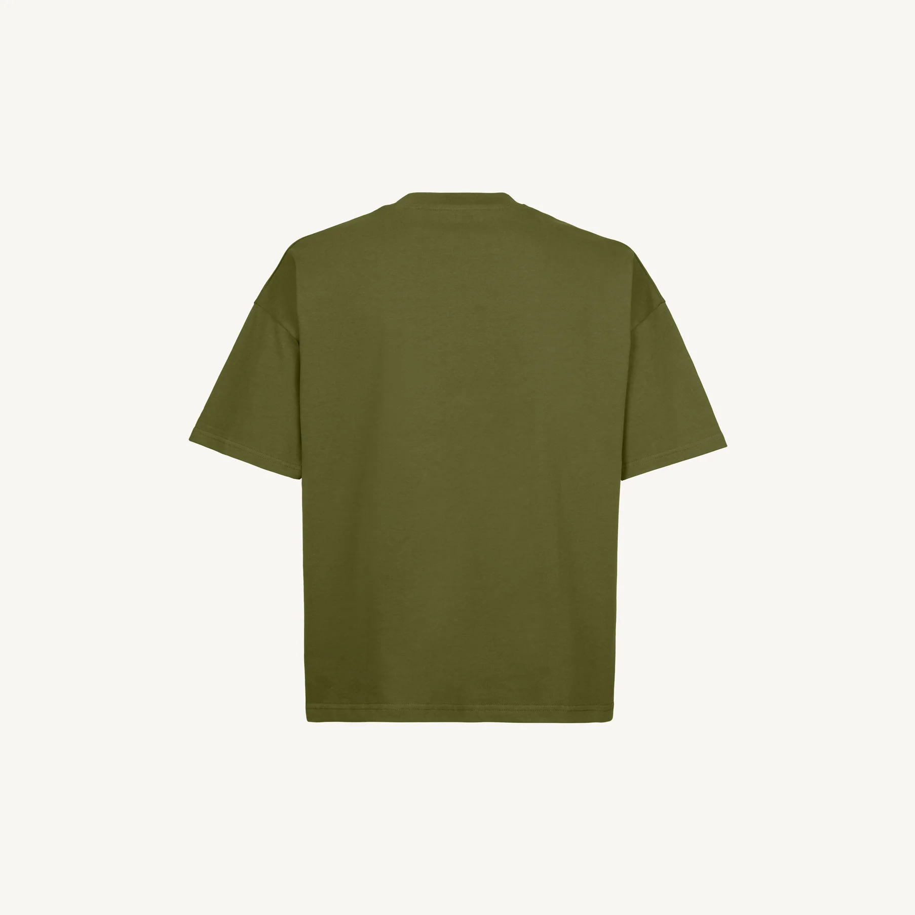 Kaki Oversized Boxy Tee. - Image 10