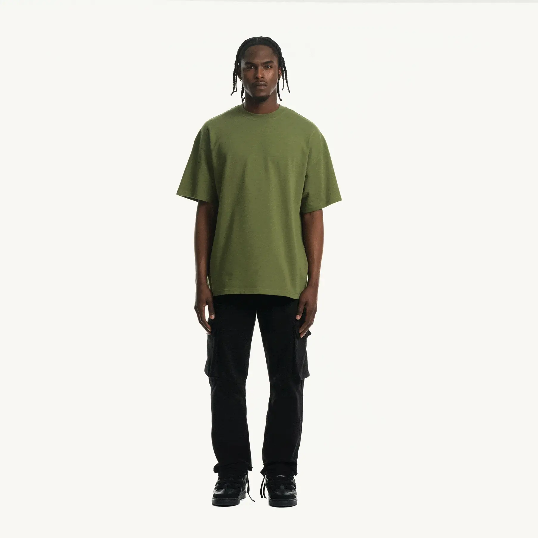 Kaki Oversized Tee. - Image 3
