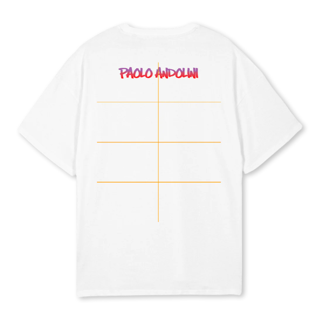 KARAFURU M B White Oversized Tee. - Image 2