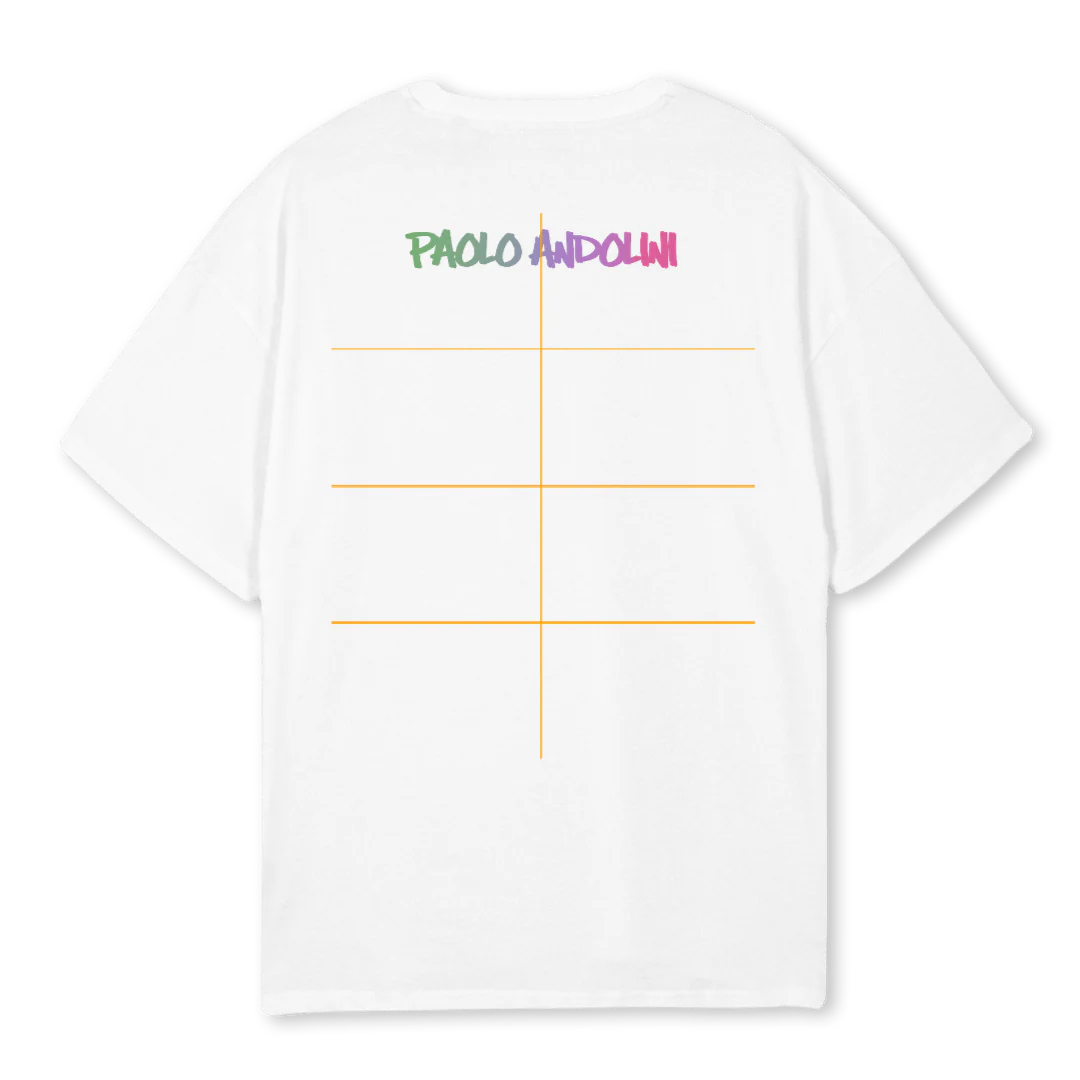KARAFURU M C White Oversized Tee. - Image 2