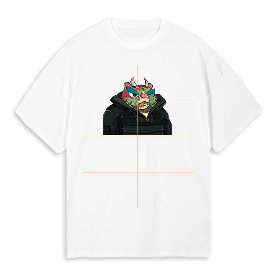 KARAFURU M D White Oversized Tee.