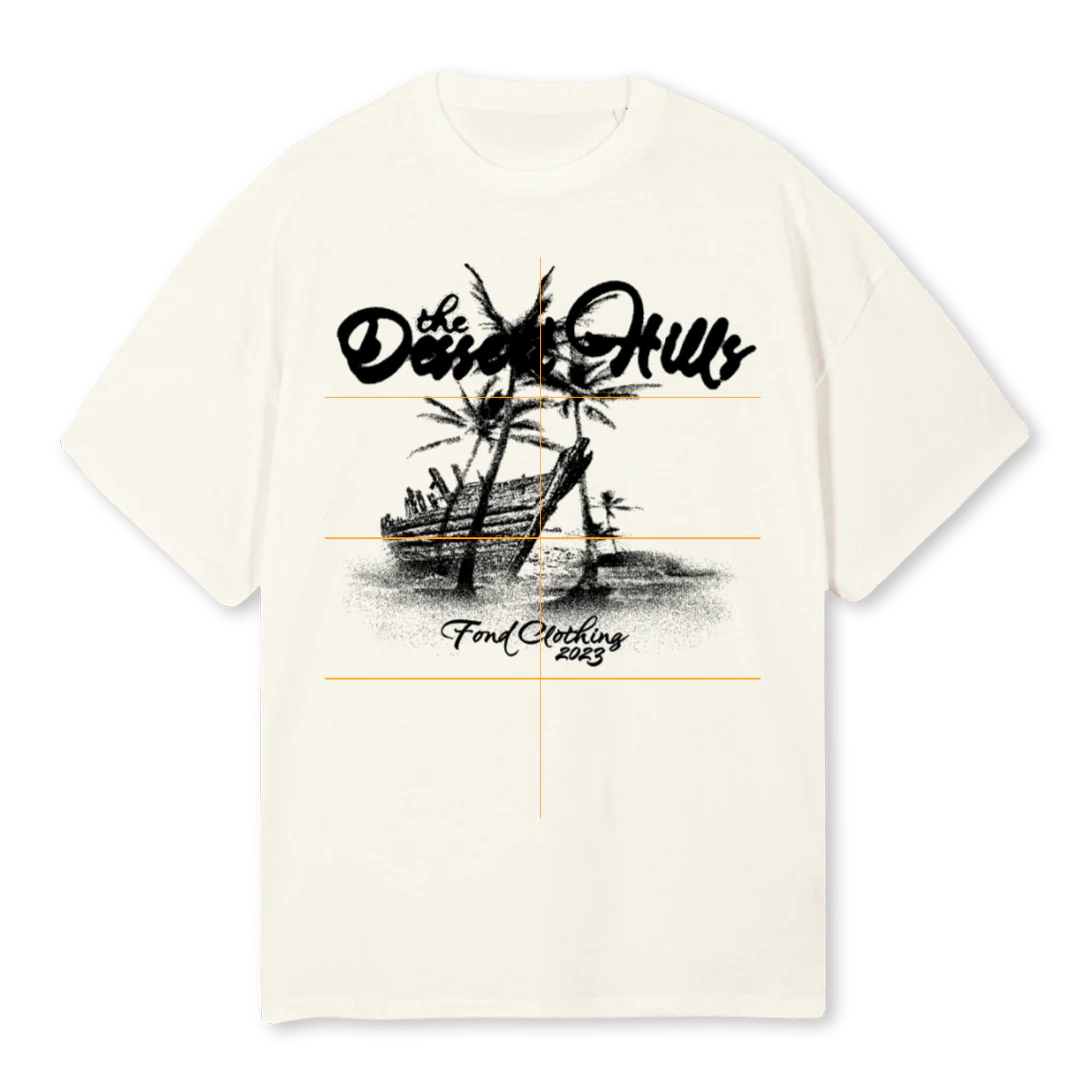 KARIBIK SHIRT Cream Oversized Tee.