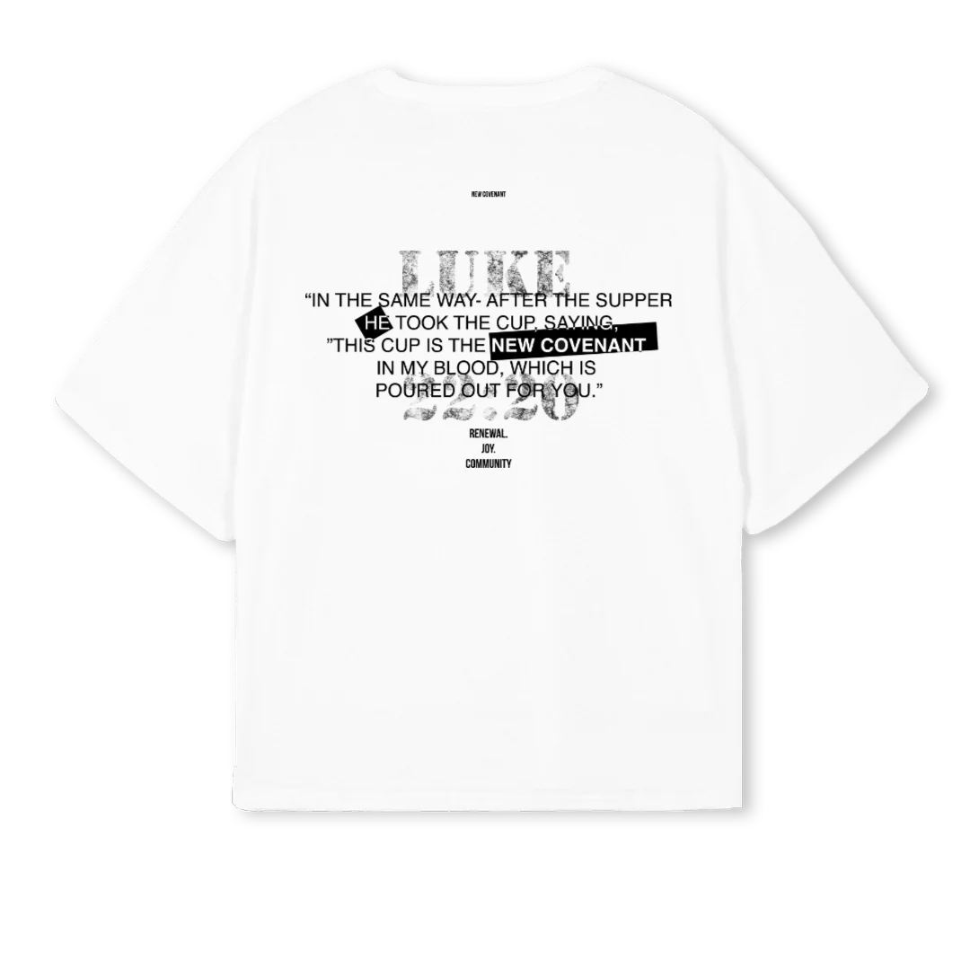 KAYGWTHLUKE White Oversized Boxy Tee. - Image 2