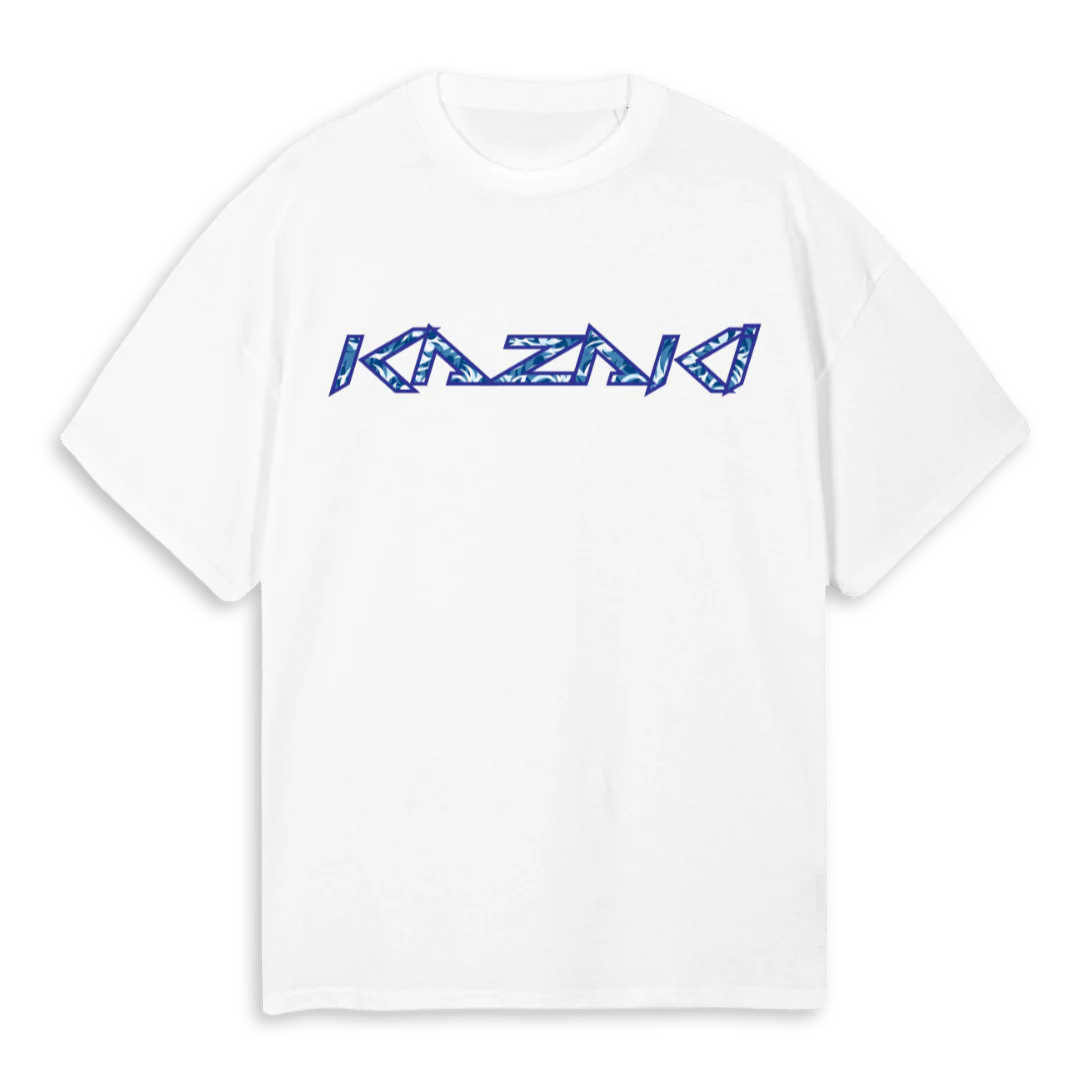 KAZZKI White Oversized Tee.