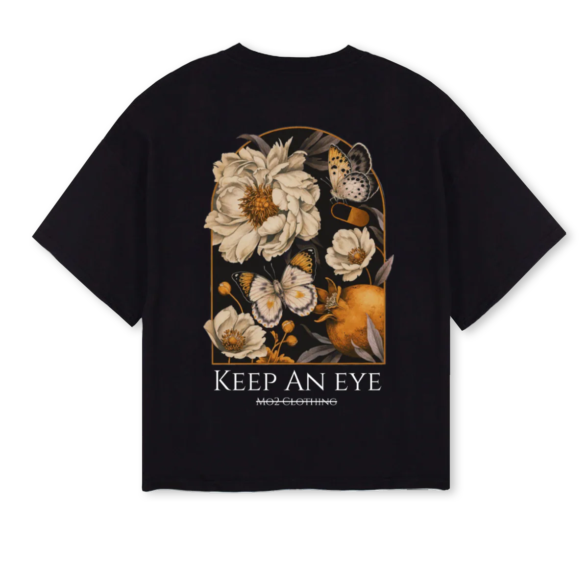 KEEPANEYE Black Oversized Boxy Tee. - Image 2