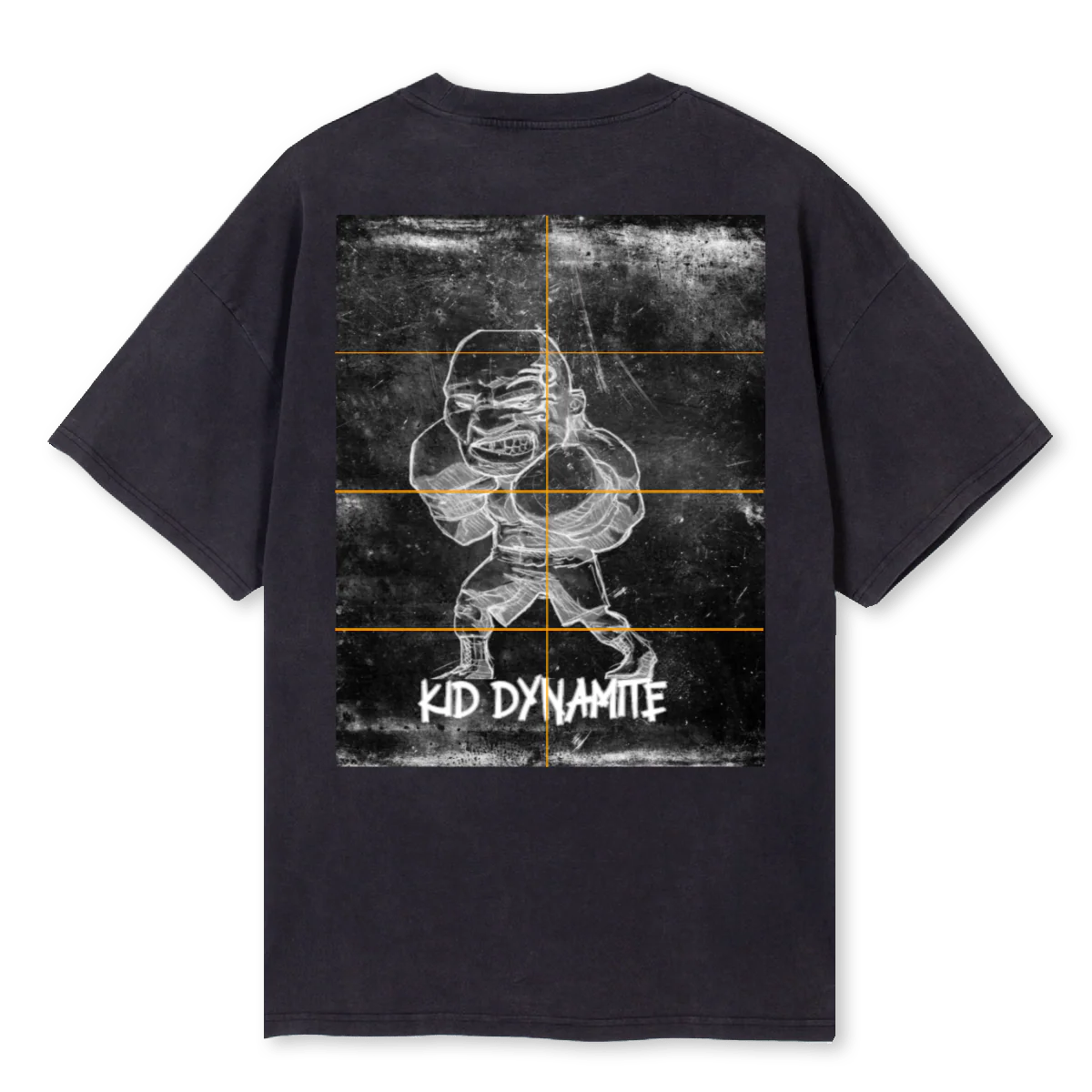 KID DYNAMITE  Vintage Black Oversized Tee. - Image 2