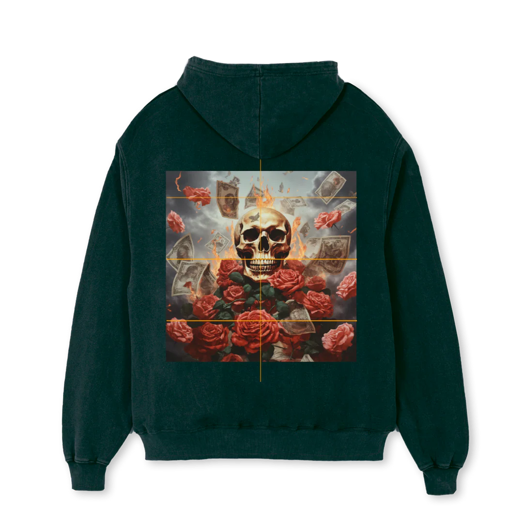 KIINGOOOLTMWHITE Wild Green Oversized Hoodie. - Image 2