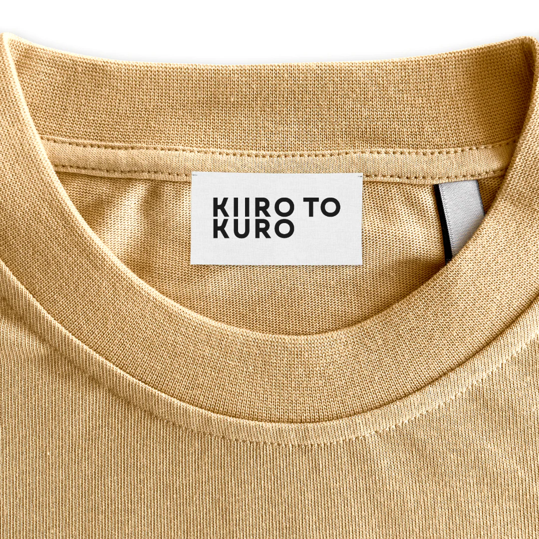 KIIRO TO KURO Custom Neck Label.