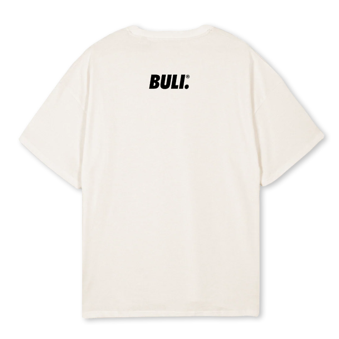 KIROILEVA SIILI Vintage White Oversized Tee. - Image 2