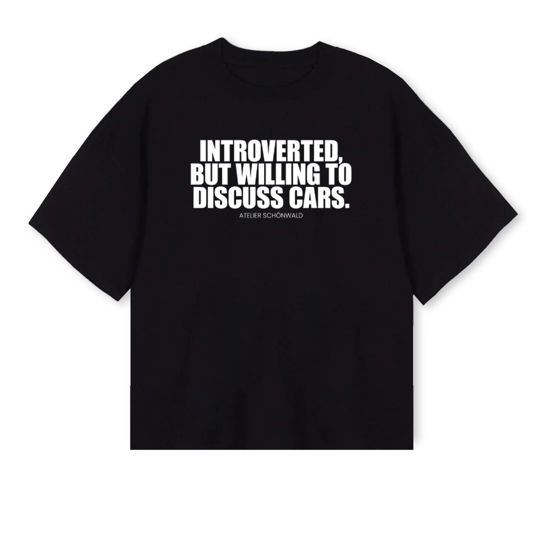 KJADFKSJRBGKEJB Black Oversized Boxy Tee.