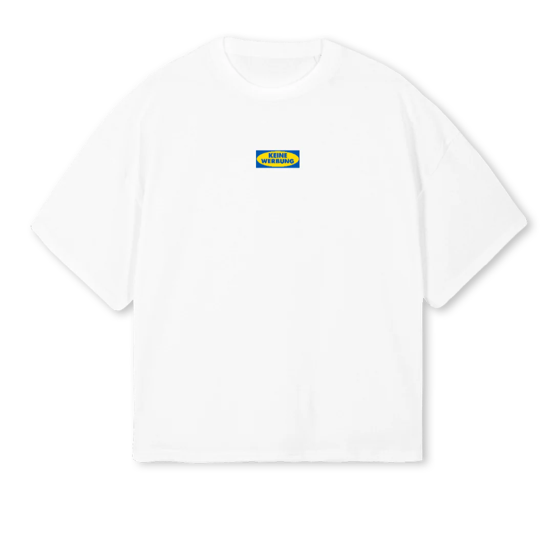 KLAPPTNIX White Oversized Boxy Tee.
