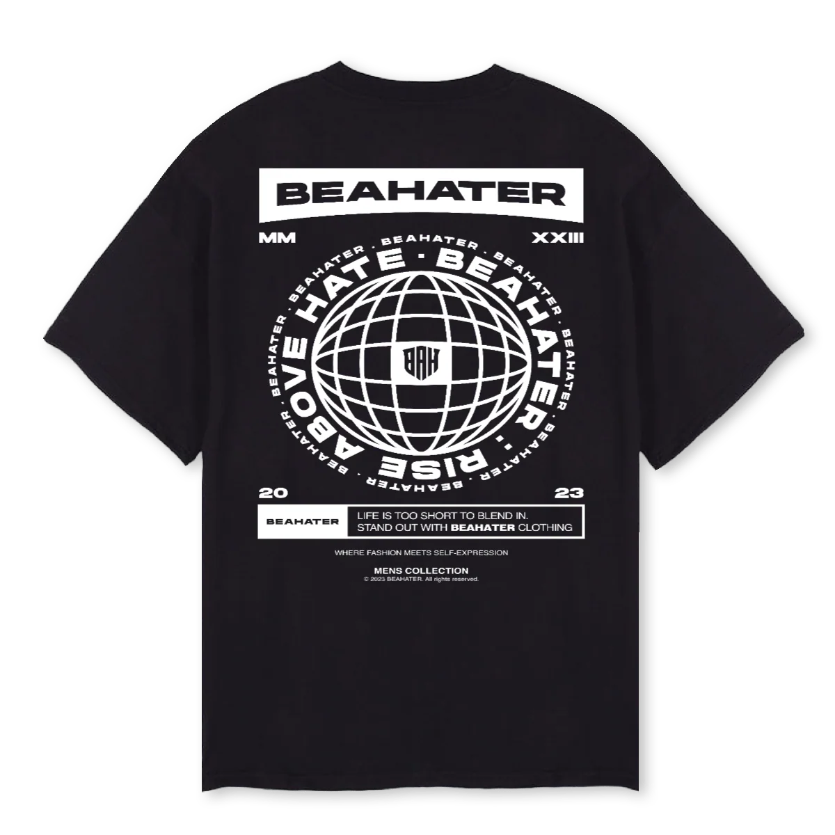 KLASSIK SHIRT Black Oversized Tee. - Image 2