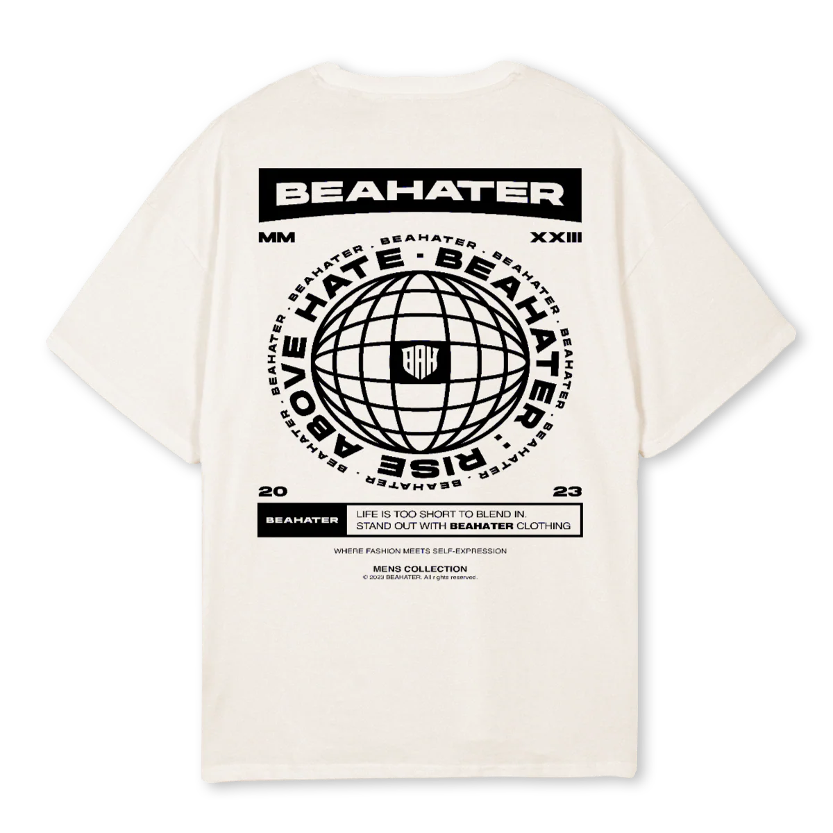 KLASSIK SHIRT Vintage White Oversized Tee. - Image 2