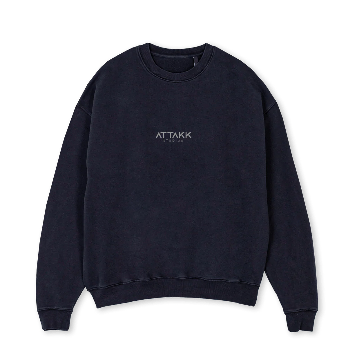 KLAUSSWEATSHIRT XL Vintage Black Oversized Crewneck Sweater.