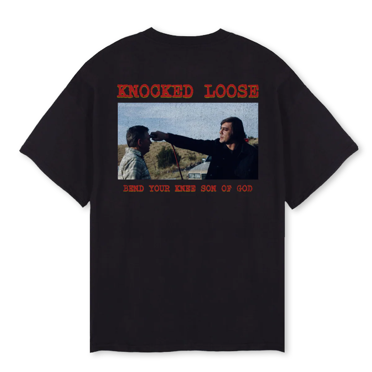 KNOCKEDLOOSE Black Oversized Tee. - Image 2