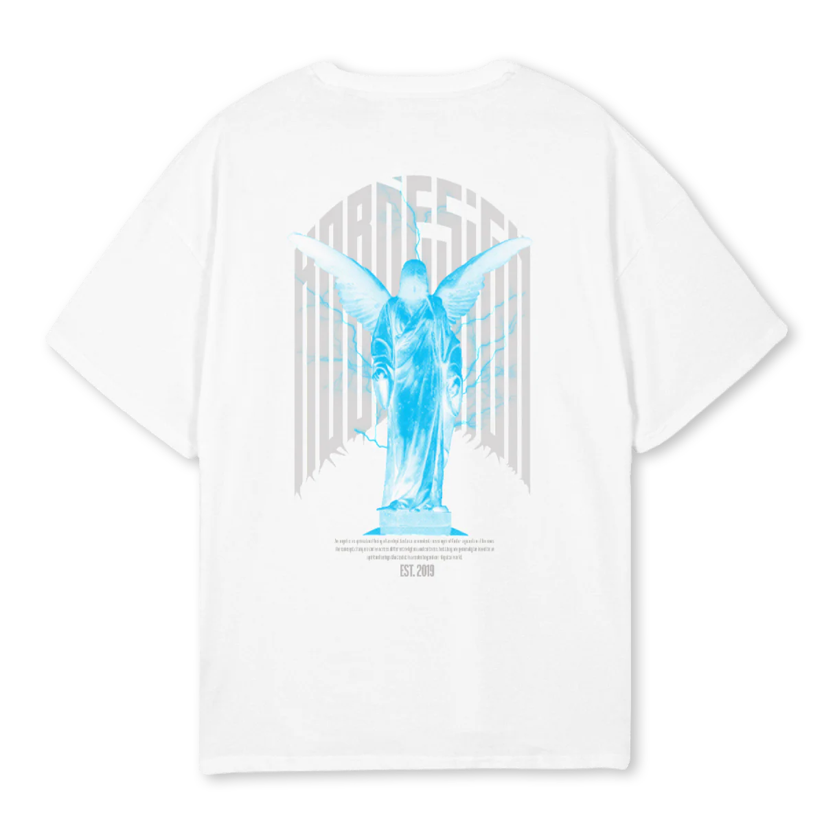 KOB AA White Oversized Tee.