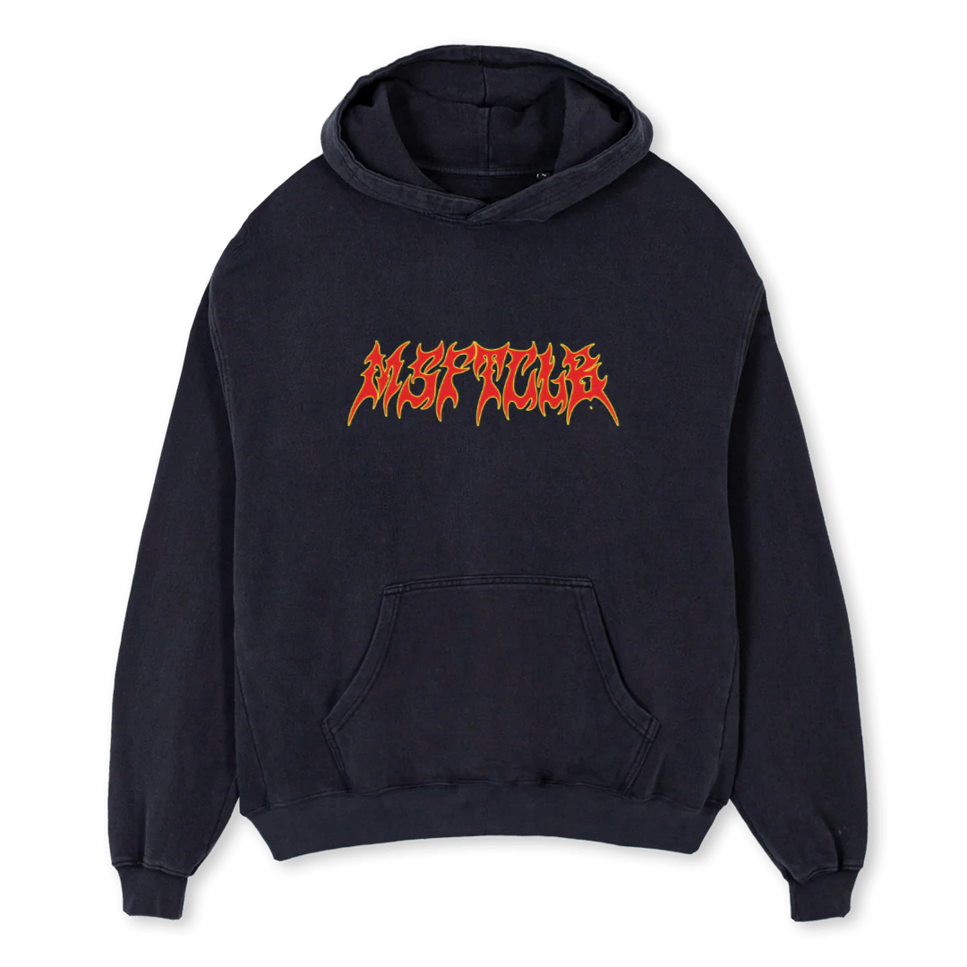 KONG Vintage Black Oversized Hoodie.