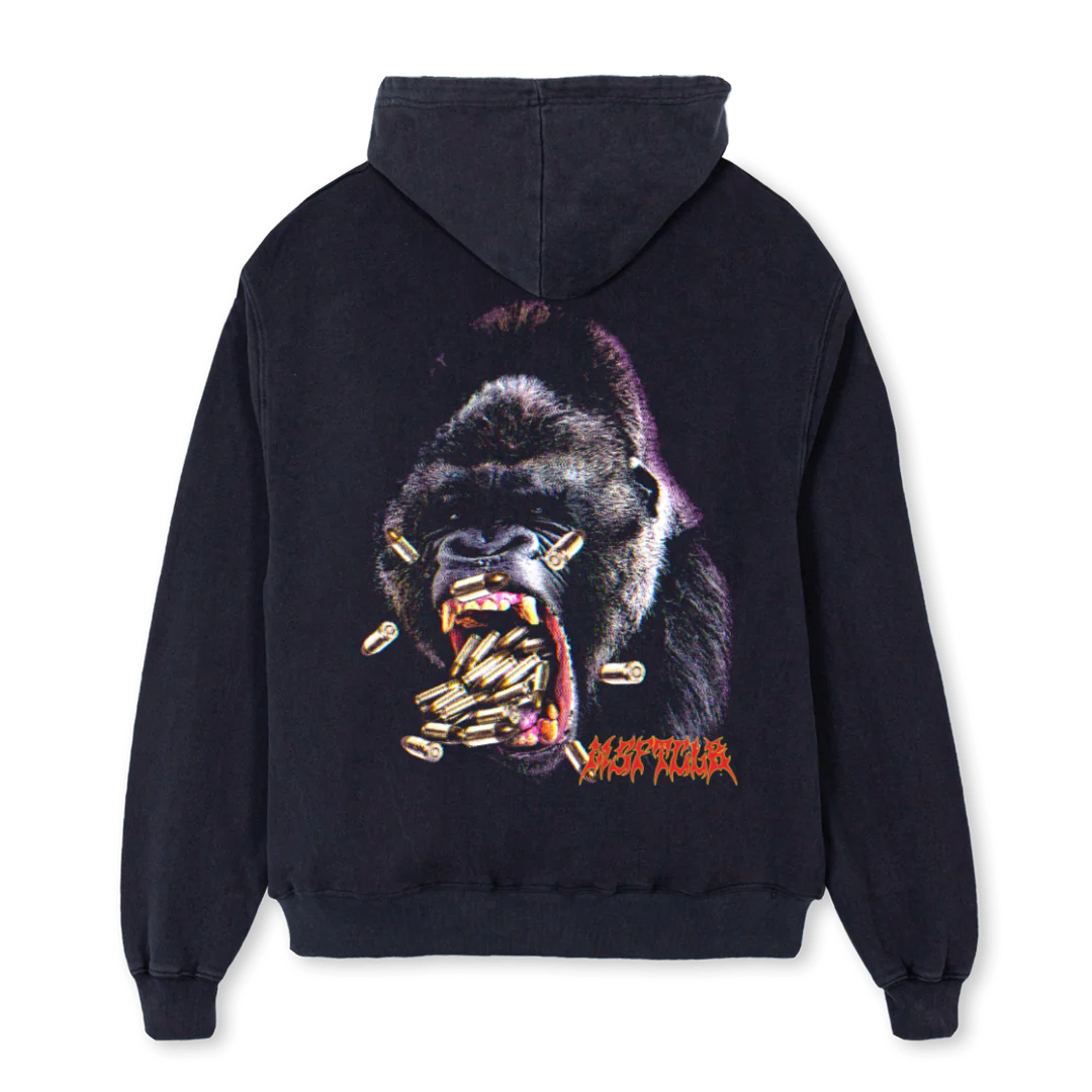 KONG Vintage Black Oversized Hoodie. - Image 2