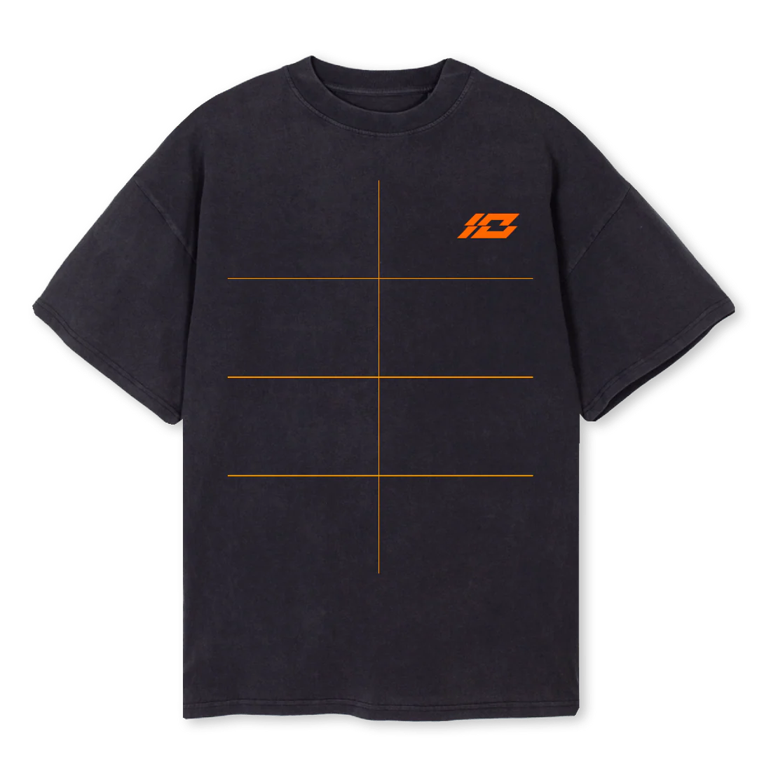 KPID Vintage Black Oversized Tee.