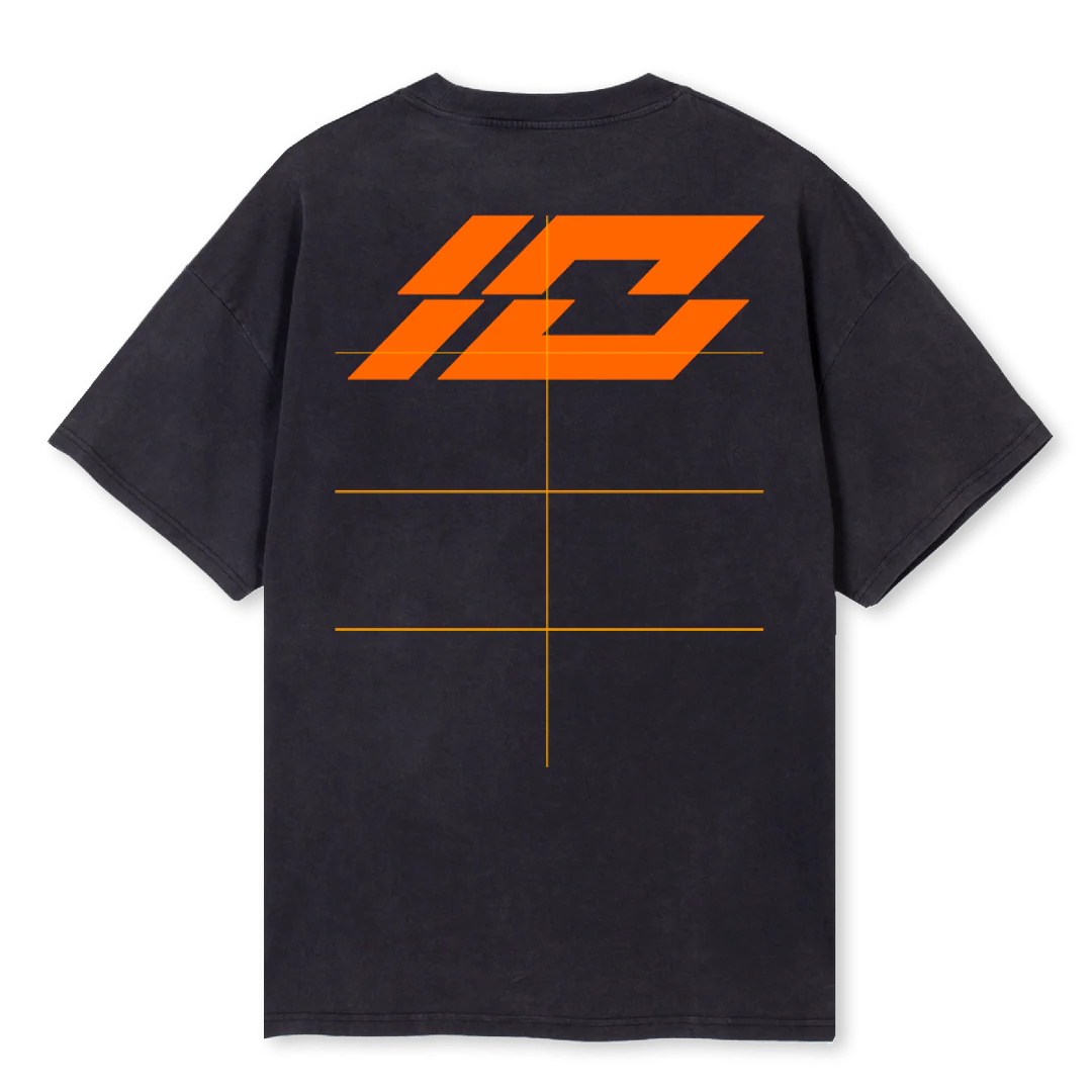 KPID Vintage Black Oversized Tee. - Image 2