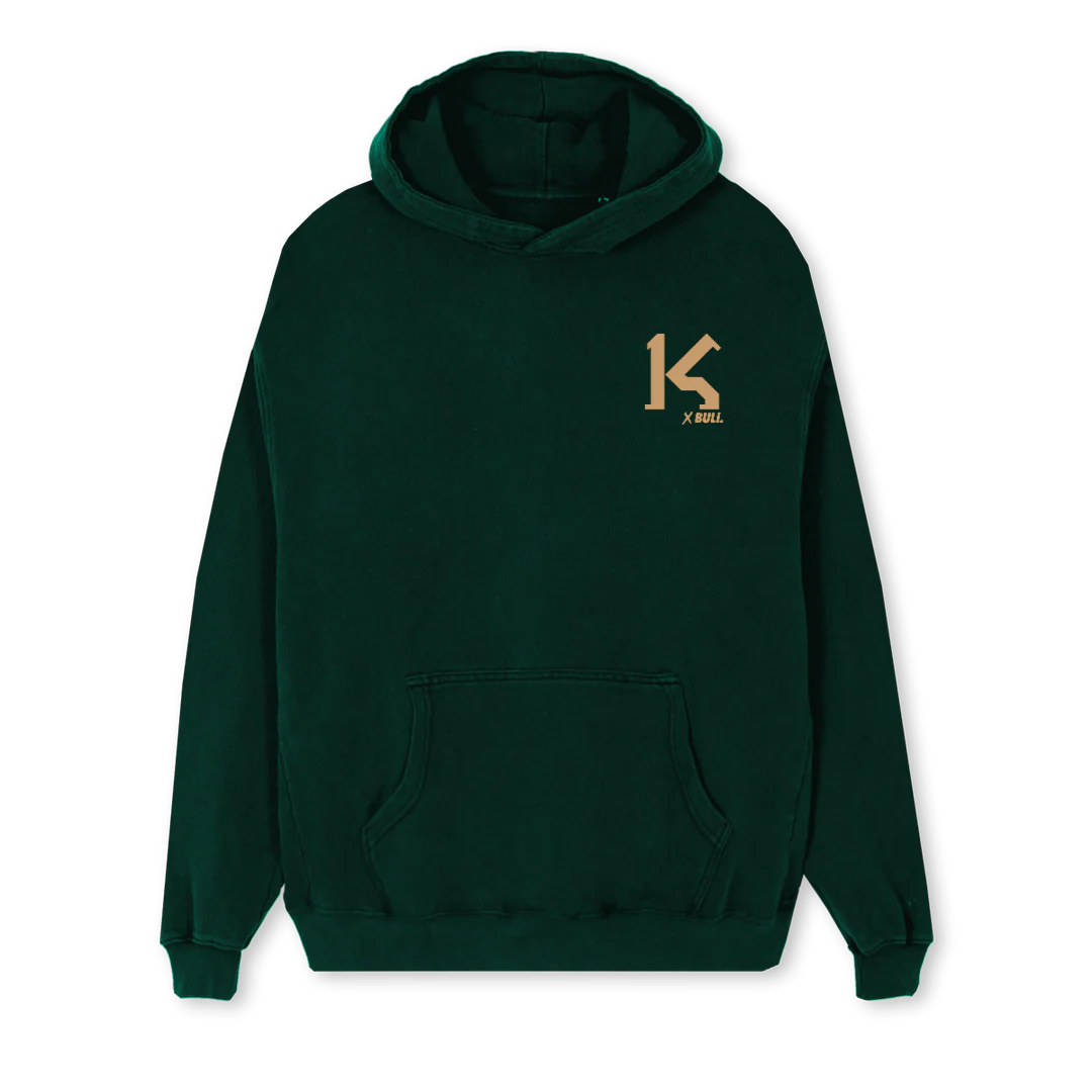 KUKSA  Wild Green Regular Hoodie.