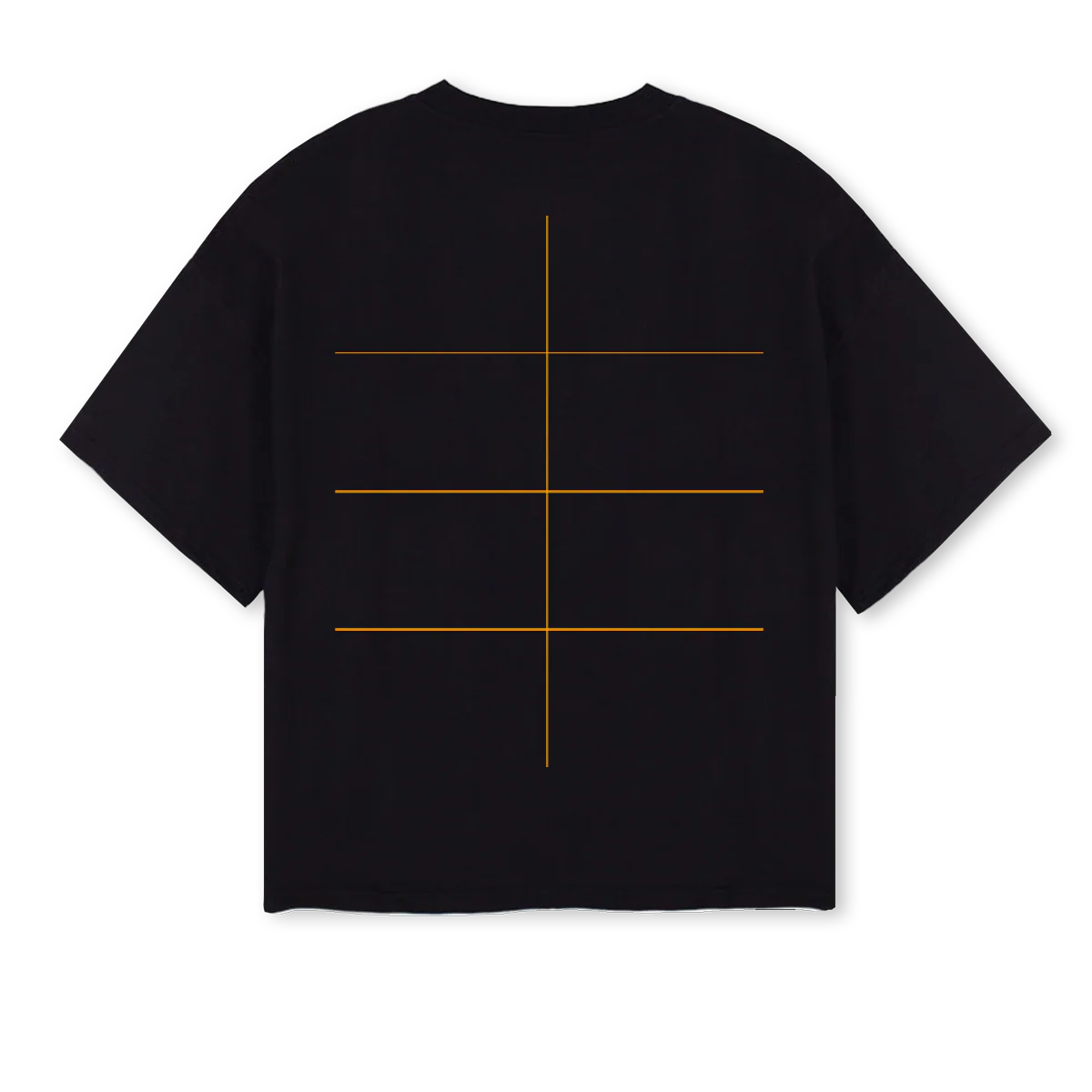 KYNDVARSITYTEEBLACK Black Oversized Boxy Tee. - Image 2