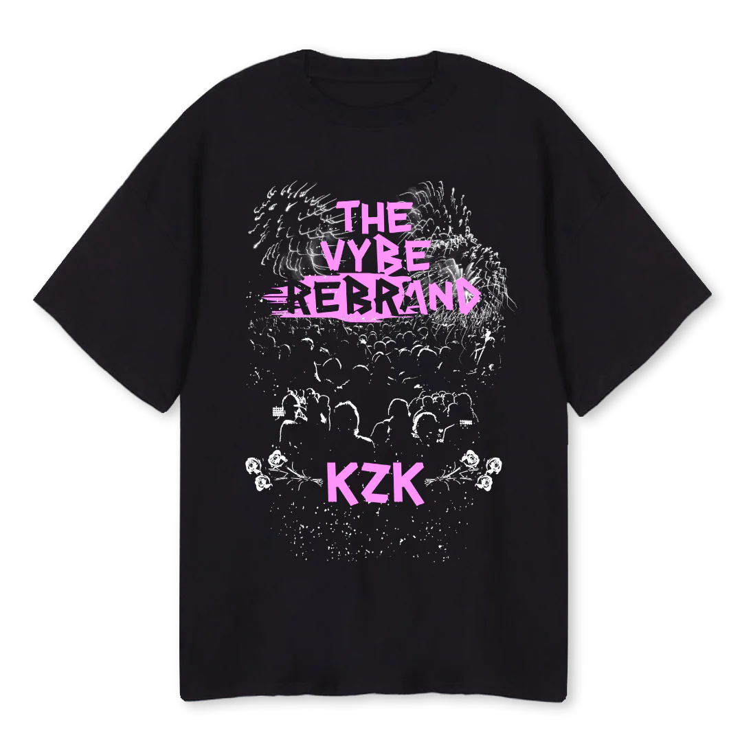 KZK Black Oversized Tee.