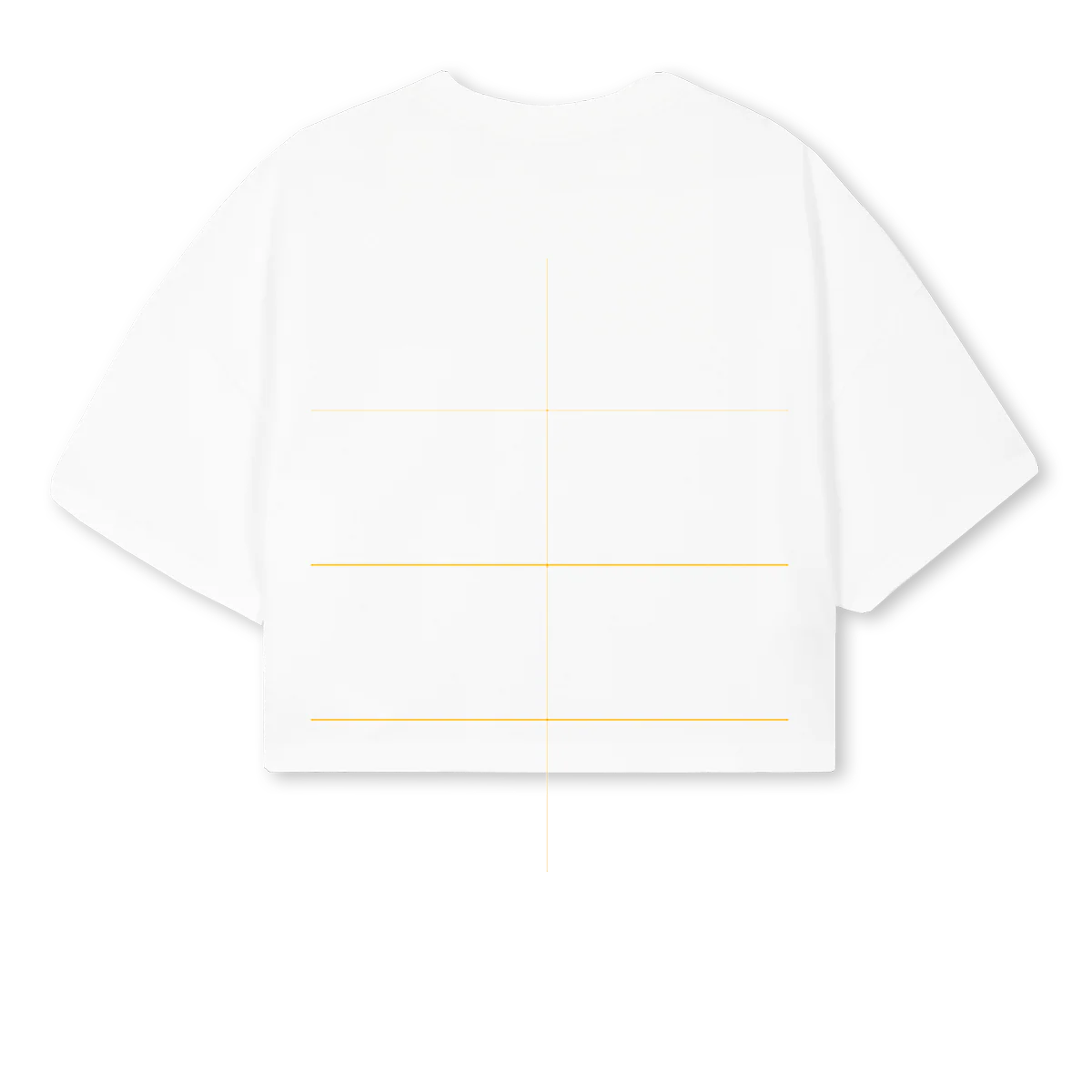 LA BENDICION W C White Cropped Oversized Tee. - Image 2