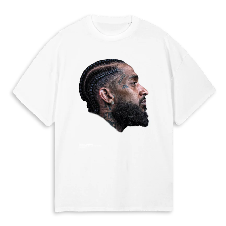LAARCHIVE White Oversized Tee.