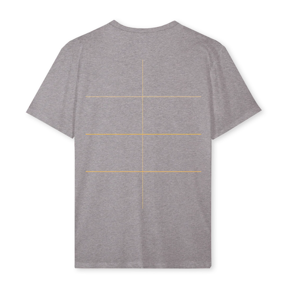 LABELGREYTREG Grey Marl Regular Tee. - Image 2