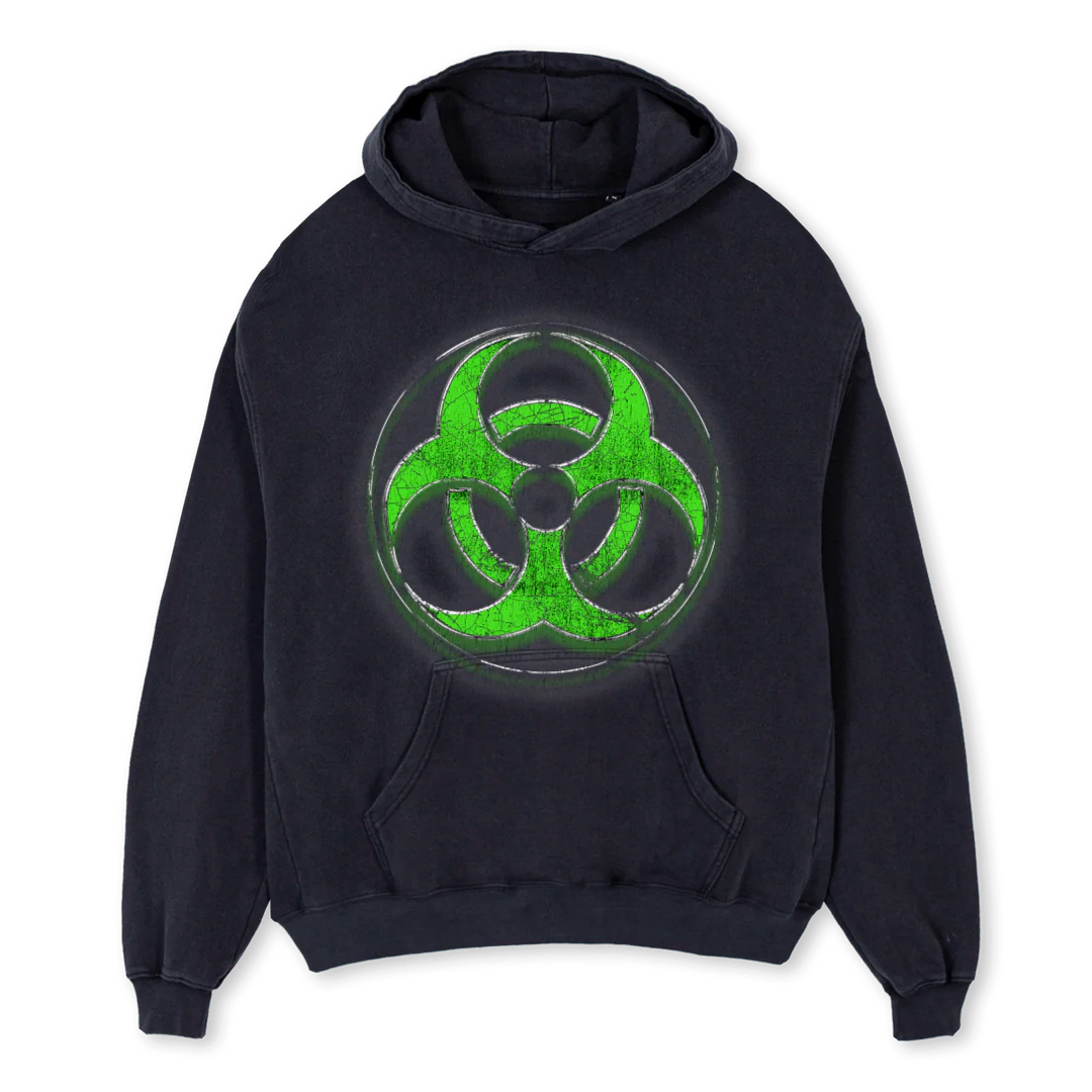 LABS Vintage Black Oversized Hoodie.