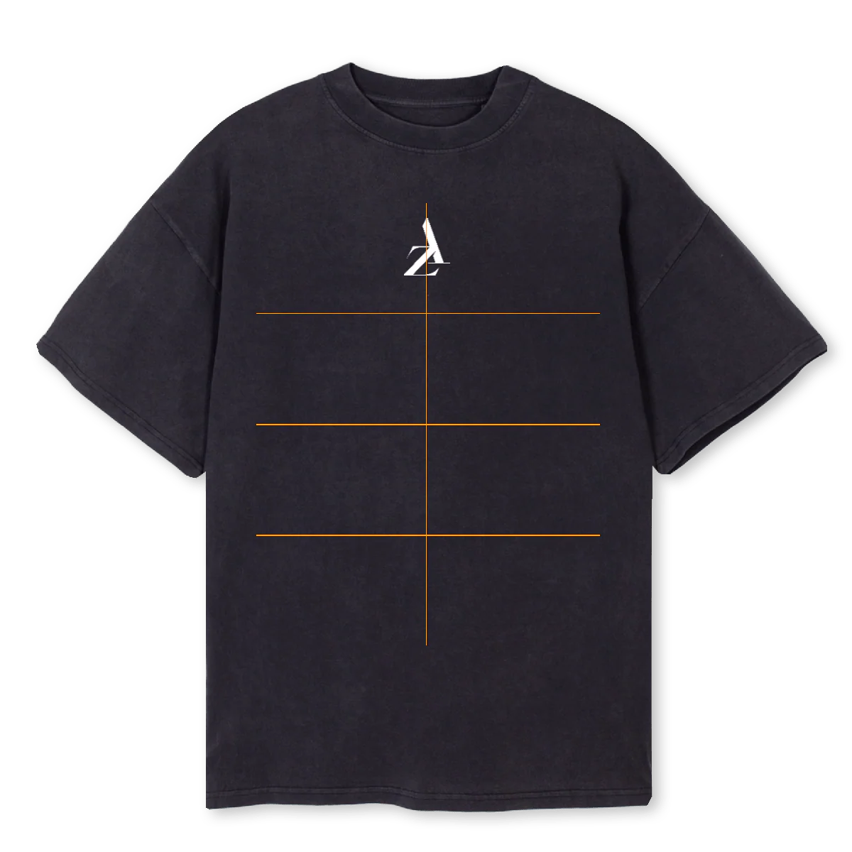LAFAM Vintage Black Oversized Tee.