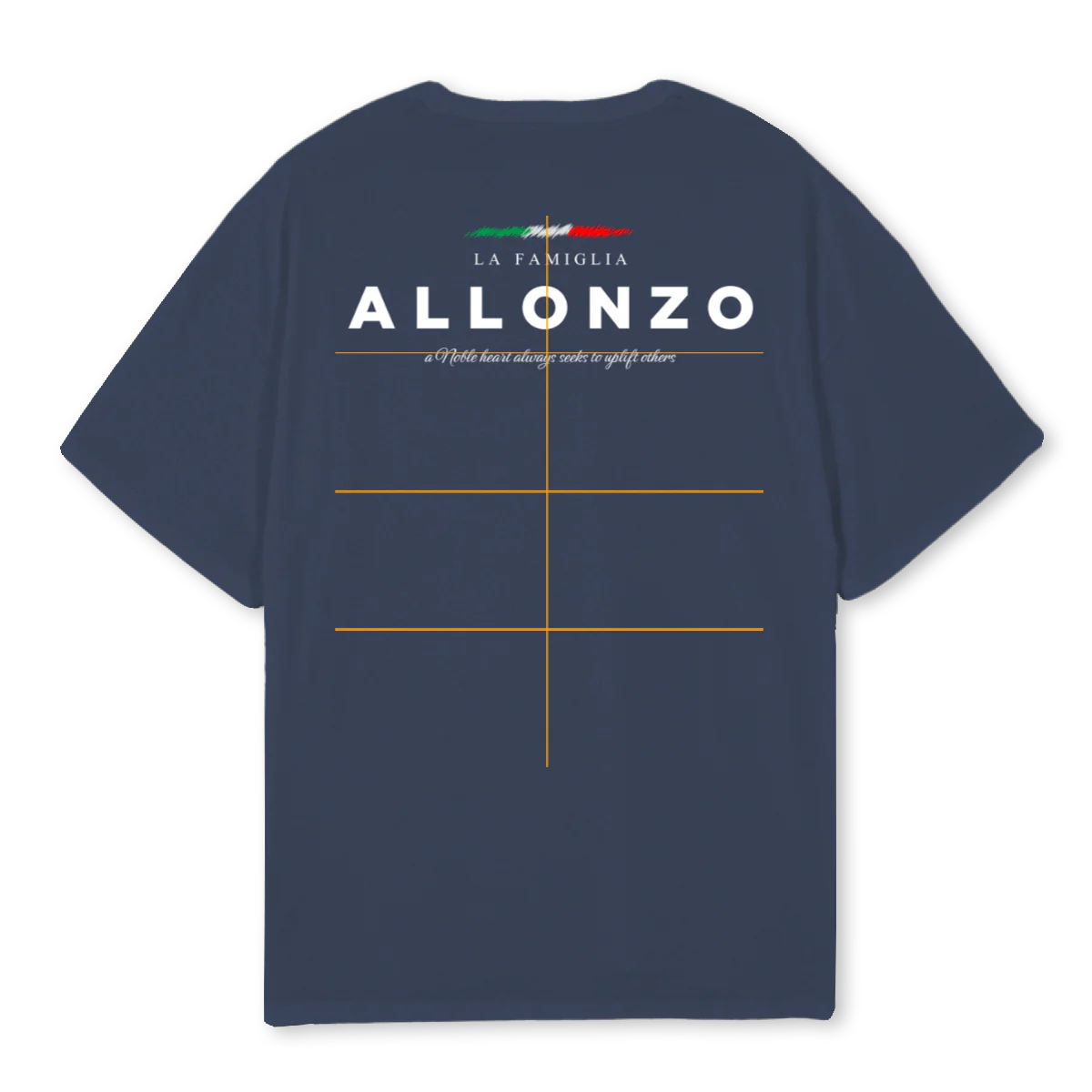 LAFAMBLUE Navy Blue Oversized Tee. - Image 2