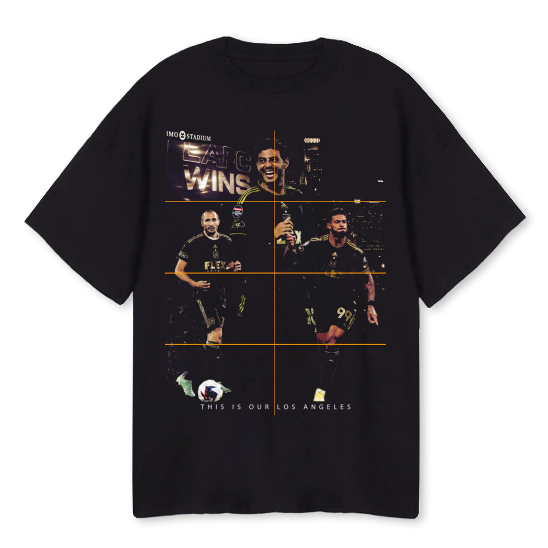 LAFC Black Oversized Tee.