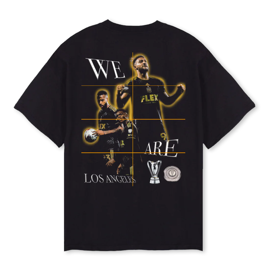 LAFC Black Oversized Tee. - Image 2