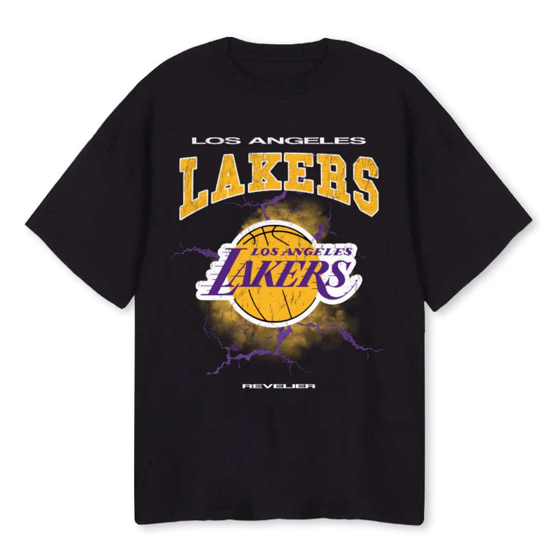 LAKERS Black Oversized Tee.
