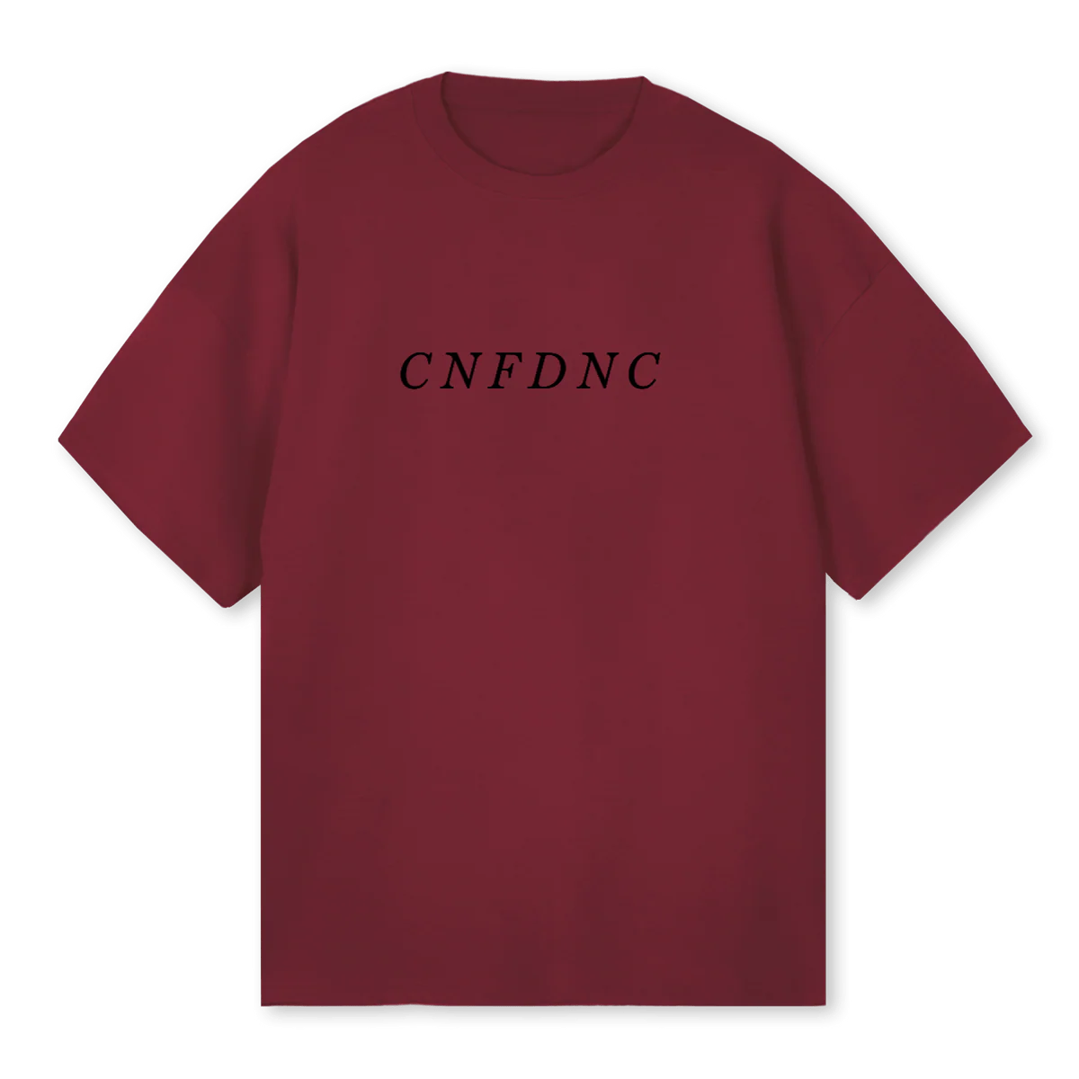 LALAL Burgundy Oversized Tee.
